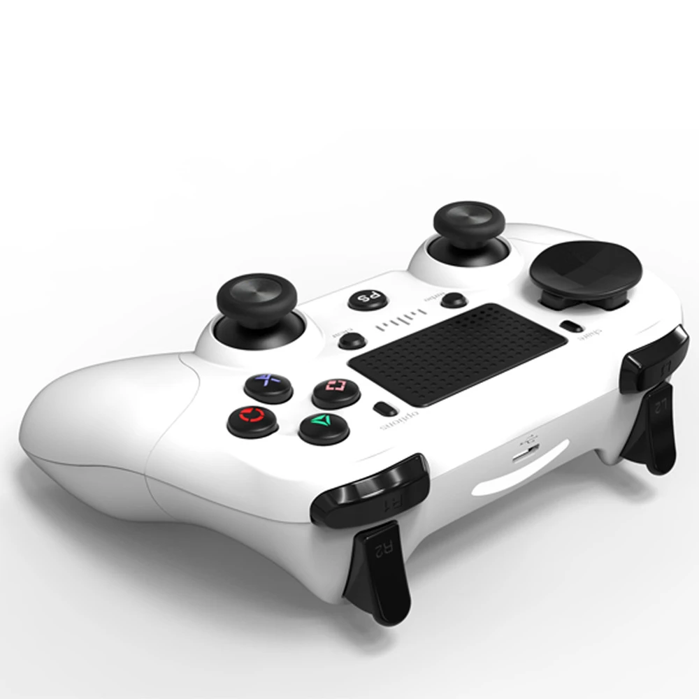 Controller compatibile PS4 bianco wireless DoubleShock 4
