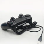 Detalle de botones L2 y R2 analógicos del mando compatible PS4 con cable DoubleShock 4