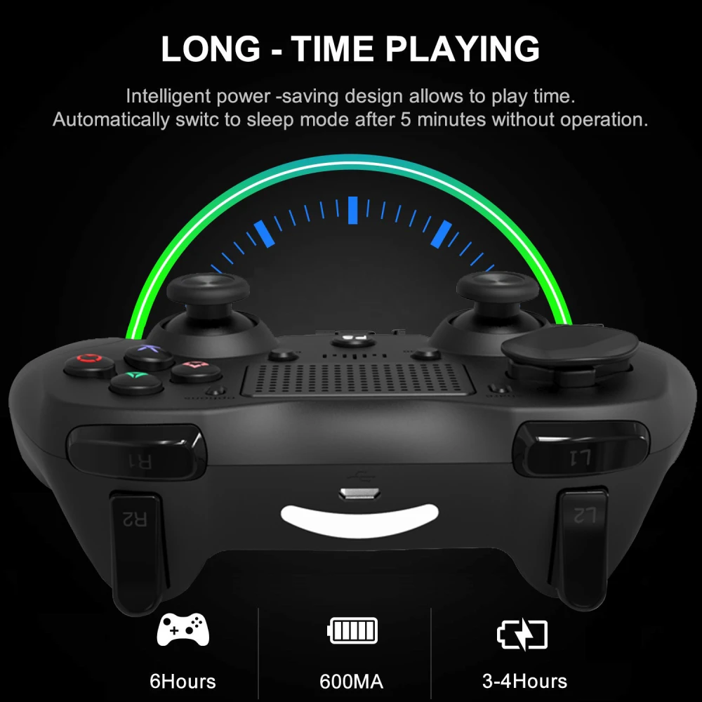 Controller compatibile PS4 wireless nero DoubleShock 4