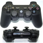Controller replica Dual Shock 3 Sixaxis nero PS3 Bluetooth