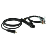 Maquina soldadora inverter MMA-250 con cables y electrodos para soldadura