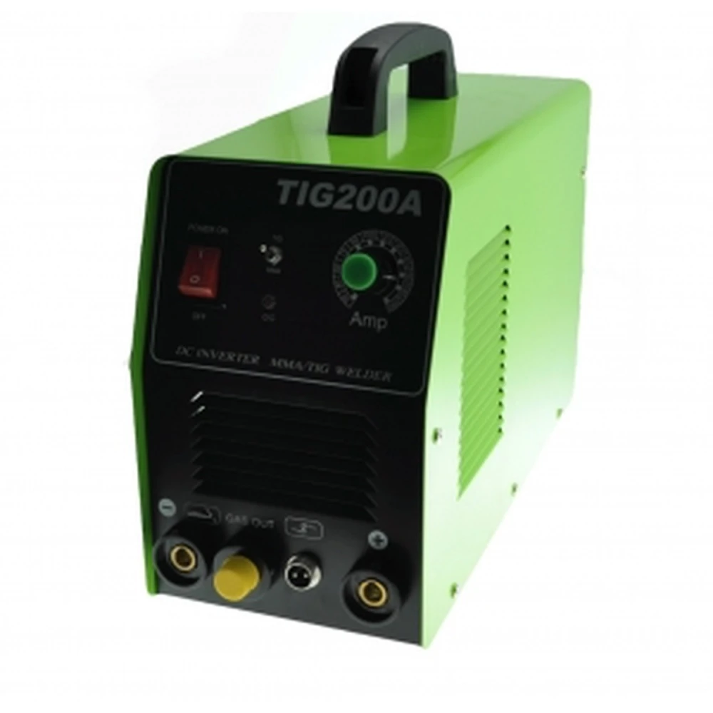 Saldatrice DC TIG Inverter TIG-200 con MMA per lavori professionali