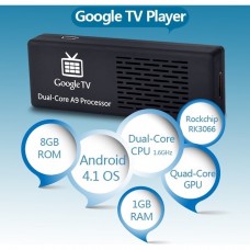 Mini PC MK808 Dual-Core Android 4.1.1.1 Google TV Player con 1GB di RAM / ROM 8GB / Wi-Fi / TF / HDMI OTHERS  39.00 euro - satkit