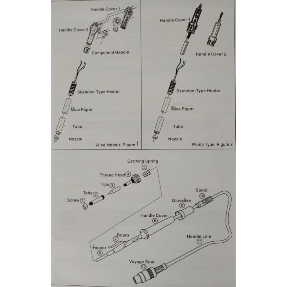 Mlink H7 stazione saldante 3 in 1 con aria calda e alimentatore DC