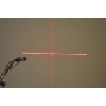 Modulo laser rosso a croce 5mW 3V-5V per misurazioni elettroniche