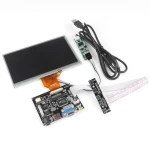 Monitor TFT LCD 7 pollici per Raspberry Pi con touch e scheda HDMI VGA 2AV