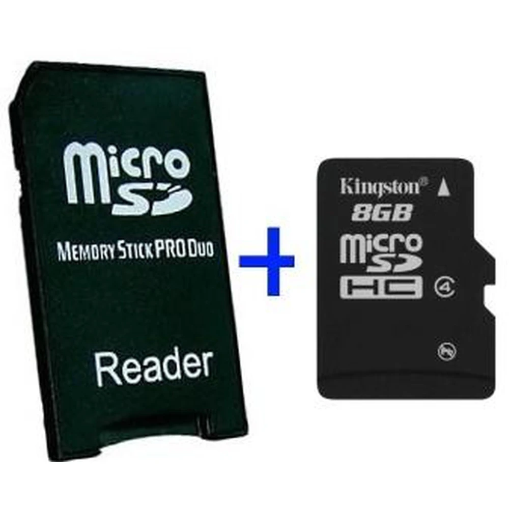 MS Pro Duo Adapter MicroSD 32GB PSP - Adattatore e scheda