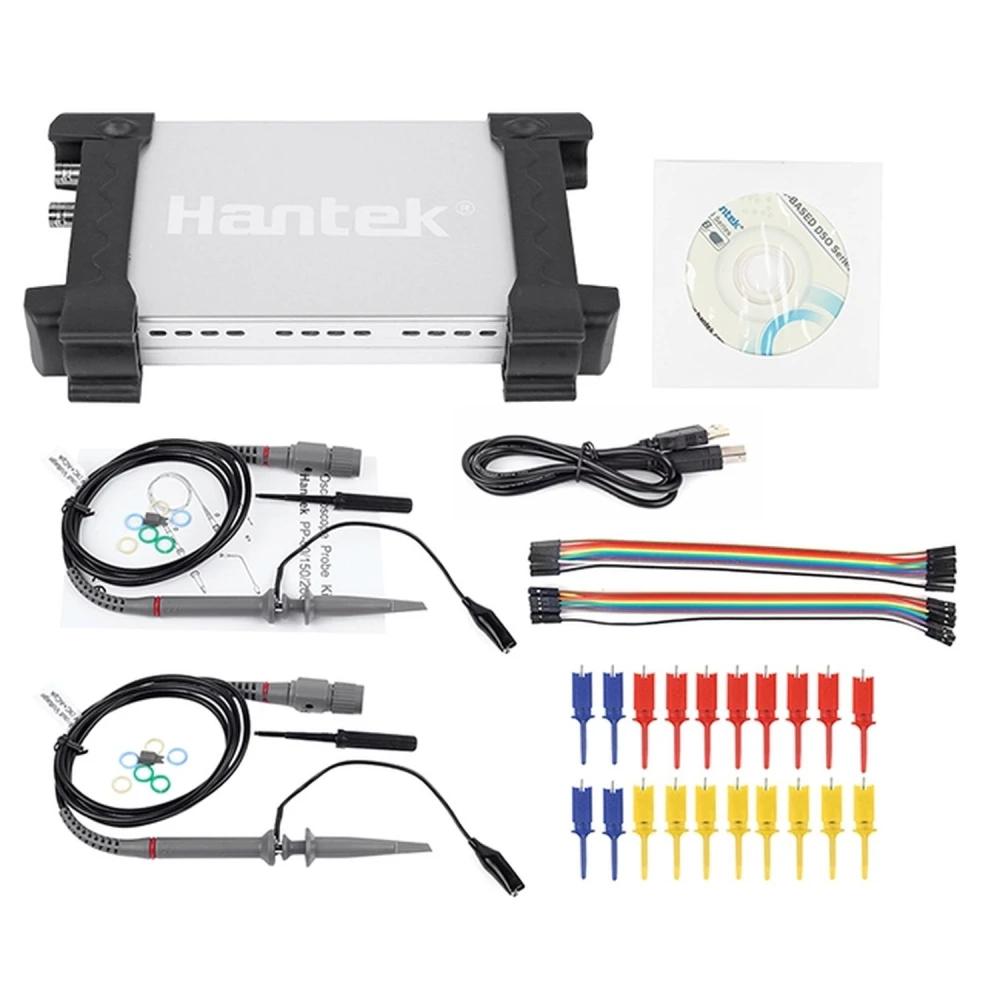 Oscilloscopio Hantek 6022BL USB digitale 16 canali 20 MHz per PC