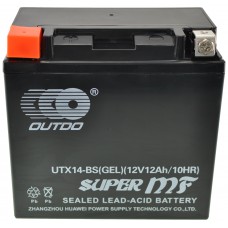 Batteria Per Motociclette Ytx14-Bs Gel Battery