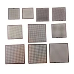 Pack 10 stencil universali BGA reballing calore diretto da 0,3 a 0,76 mm