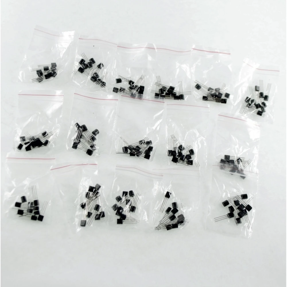 Pack 160 transistor TO92 - 16 modelli diversi, 10 per modello