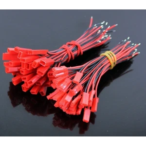 Pack 20 connettori JST con cavo (10 femmina + 10 maschio) per droni e RC