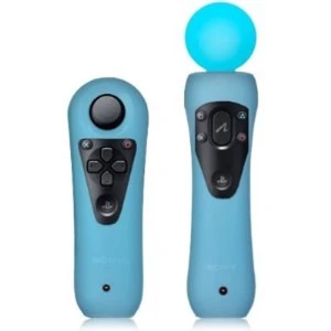 Pack da 2 cover in silicone per controller Playstation Move PS3 in vari colori