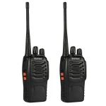 Pack da 2 walkie talkie Baofeng BF-888S dual band UHF 5W con auricolare