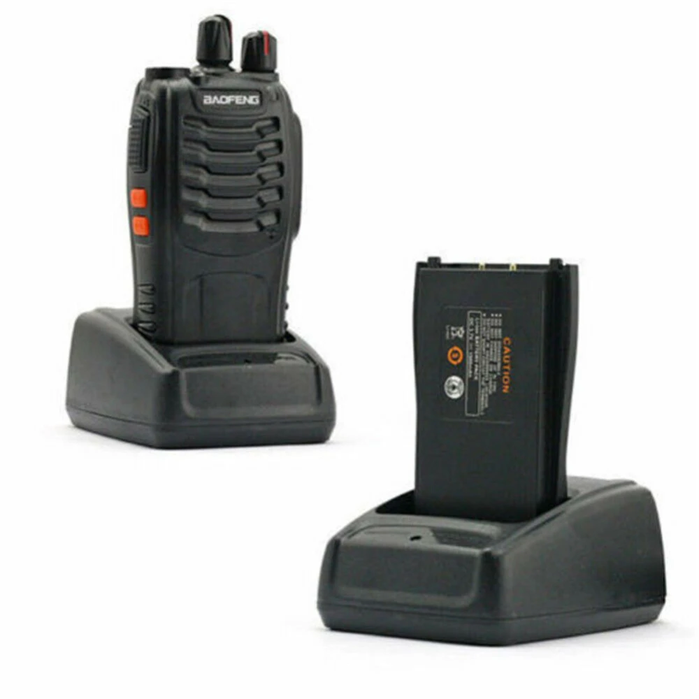 Pack da 2 walkie talkie Baofeng BF-888S dual band UHF 5W con auricolare