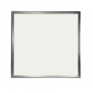 Pannello LED Slim 60x60cm 48W Bianco Caldo 3000K con Cornice Argento