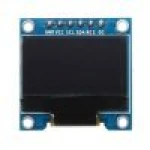 Display OLED 0,96 pollici bianco SPI modulo 12864 LED per Arduino satkit