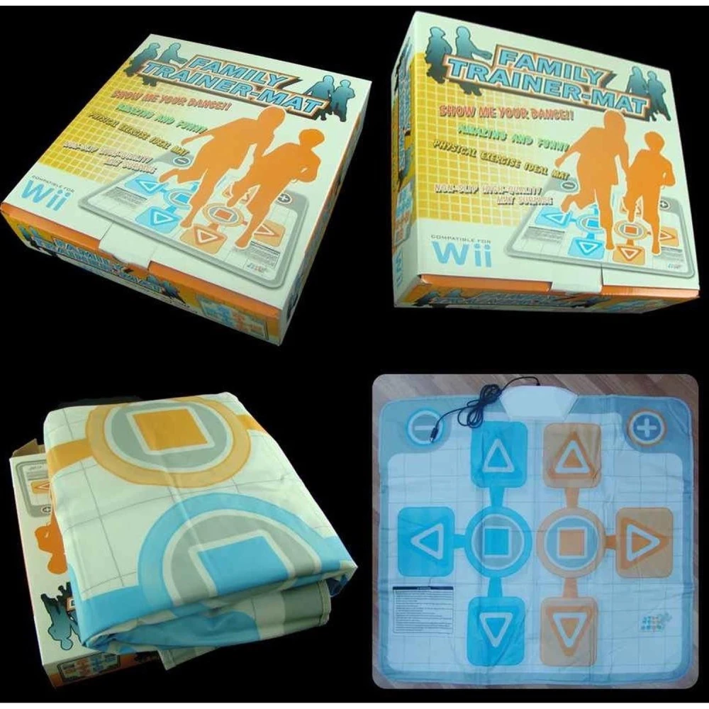 Tappeto Family Trainer per Nintendo Wii - Tappeto per esercizio e gioco per 2 giocatori