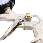 Pistola gonfiaggio pneumatici con manometro per compressore d'aria TSX TOOL