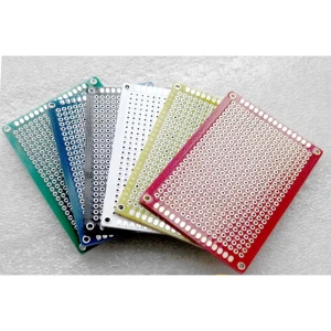 Basetta millefori 5x7cm verde per progetti elettronici