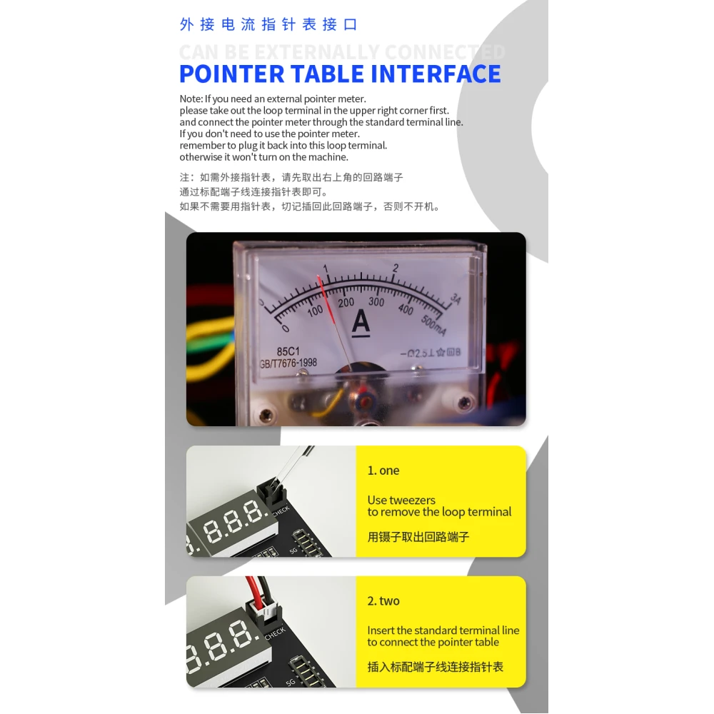 Placca di attivazione batteria Mechanic BA27 per iPhone e Android