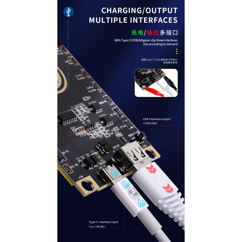 Placca di attivazione batteria Mechanic BA27 per iPhone e Android