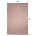 Piastra PCB rame 20x30cm monofaccia in fibra di vetro FR4 per DIY