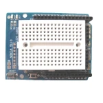 Protoshield con mini breadboard per Arduino