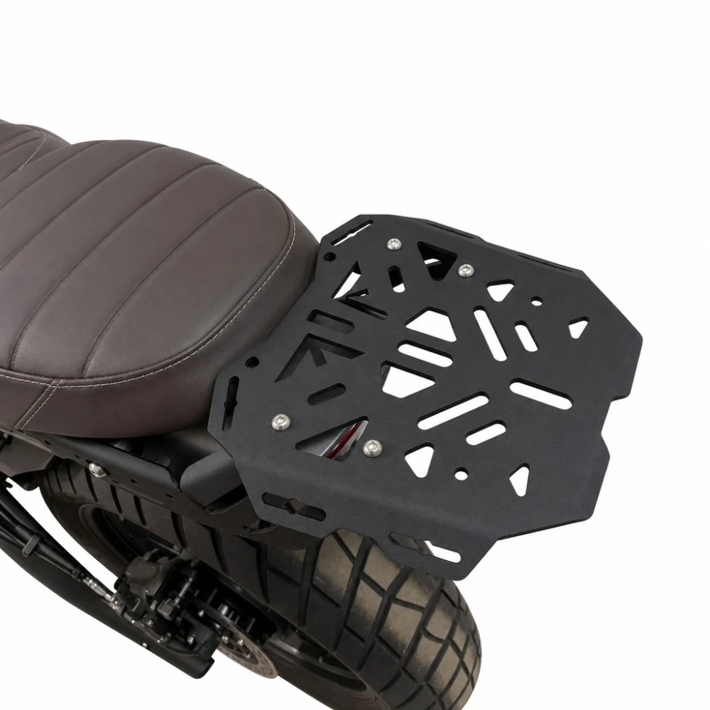 Portapacchi posteriore compatibile con Triumph Scrambler 400 / 400X