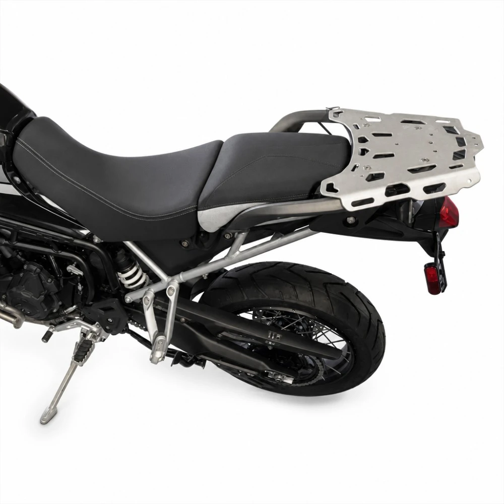 Portapacchi posteriore compatibile con Triumph Tiger 900 GT Pro / 850 Sport