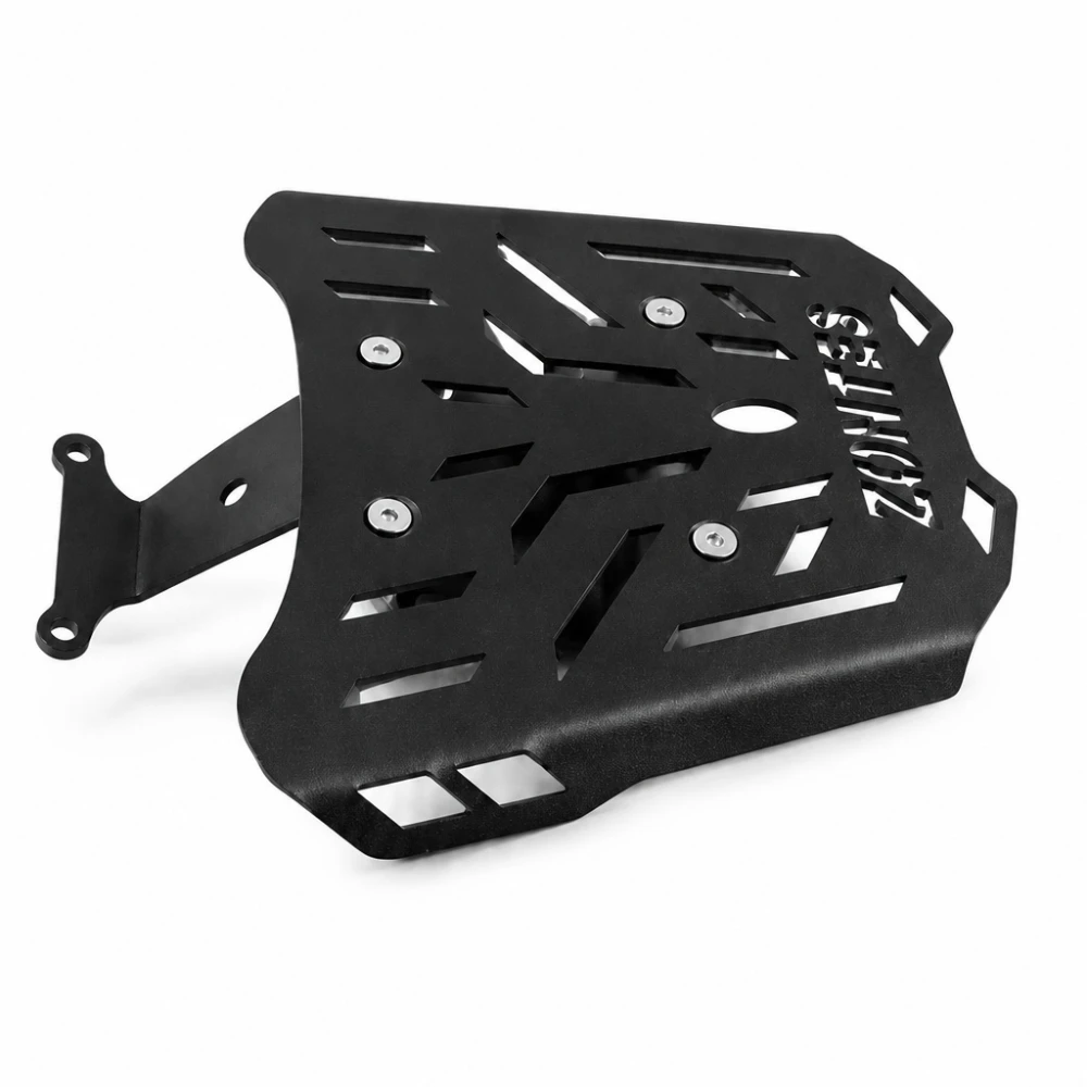 Portapacchi Posteriore Zontes 150X / 125X — Griglia Portabagagli in Ferro 4 mm, Nero