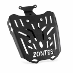 Portapacchi Posteriore Zontes 150X / 125X — Griglia Portabagagli in Ferro 4 mm, Nero