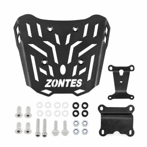 Portapacchi Posteriore Zontes 150X / 125X — Griglia Portabagagli in Ferro 4 mm, Nero