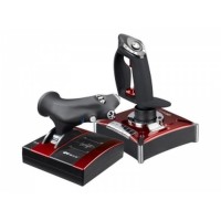 Pro Flight Control System Joystick Flight Simulator Gamepad Con Doppio Acceleratore Per Pc