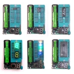 Probador IC y LED KT152 con batería AAA incluida y botón de test