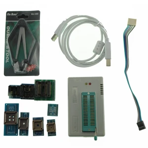 Programmatore universale USB Minipro TL866A con ICSP e 5 socket per microcontrollori