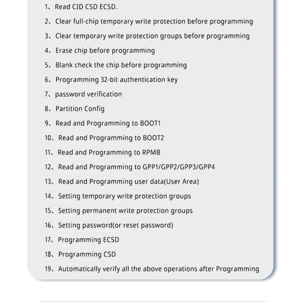 Programador universal USB XGecu T48 con caja y accesorios