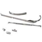 Protezione laterale scocca e tasti ricambio per PSP