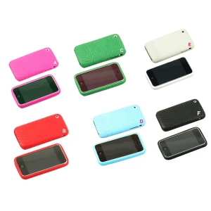 Custodia in silicone per iPhone 3G e iPhone 3GS in 7 colori