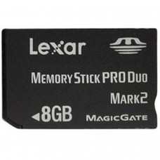 PSP Memory Stick Pro Duo Lexar da 8GB -ORIGINAL-. MEMORY STICK AND HD PSP 3000  15.00 euro - satkit