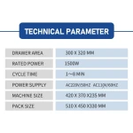 Puhui T-962 V2.0 forno a rifusione a infrarossi per PCB e componenti SMD BGA