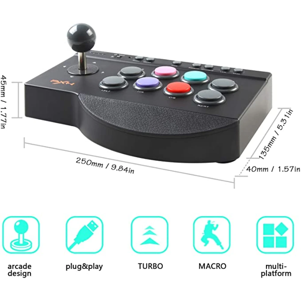 PXN 0082 Arcade Stick per PS3 - Joystick Arcade Multiplatform