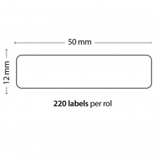 Roll Di 220 Etichette Adesive 50-12mmm Per Dymo Compatible 99017
