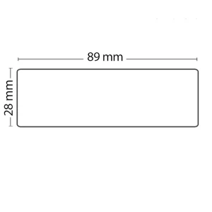 Rotolo da 130 etichette adesive compatibile Dymo 99010 formato 89mm x 28mm