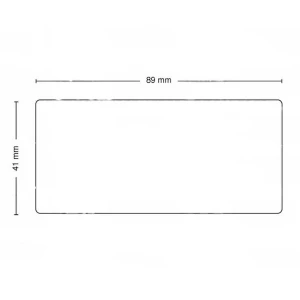 Rotolo da 300 etichette adesive compatibile Dymo 11356 89mm x 41mm