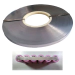 Rotolo nastro in acciaio 0,1mmx5mm 1kg per saldatura batterie 18650