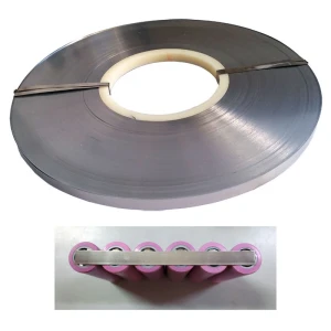 satkit Rotolo nastro in acciaio 0,1mmx5mm 1kg per saldatura batterie 18650