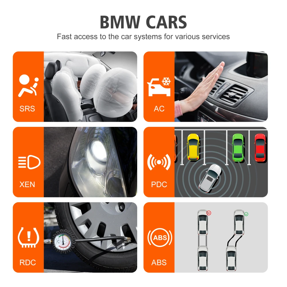 Scanner diagnostico BMW Konnwei KW480 - strumento OBD2 per BMW