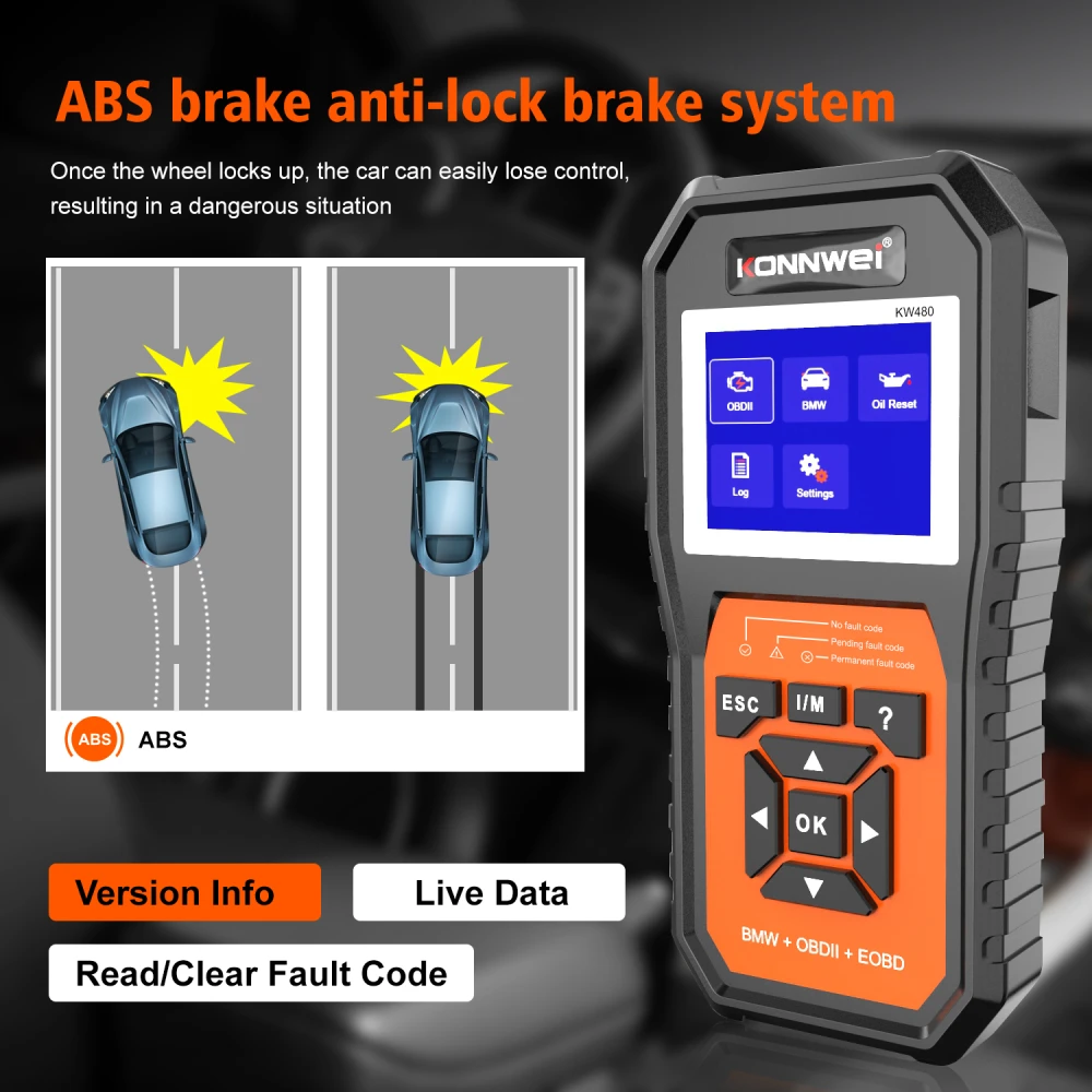 Scanner diagnostico BMW Konnwei KW480 - strumento OBD2 per BMW