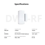 Sensore porta finestra wireless SONOFF DW2 RF per allarme casa